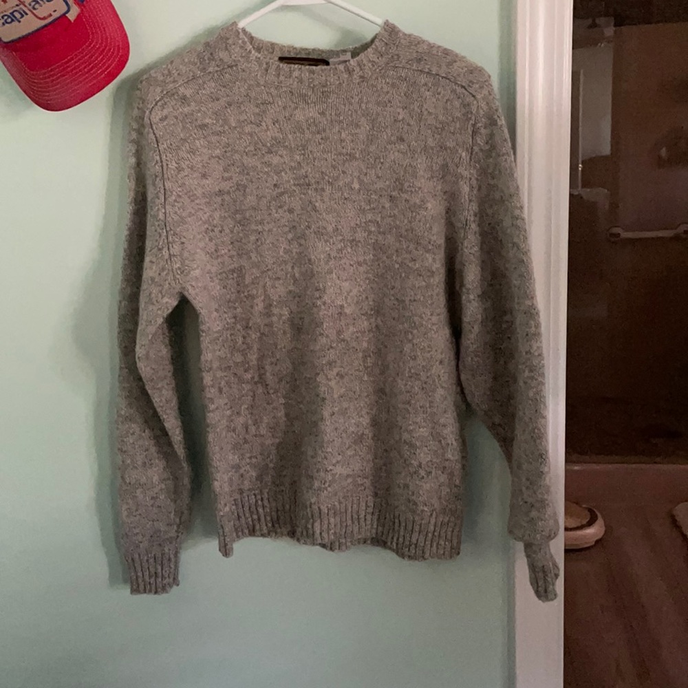 Grey wool sweater
